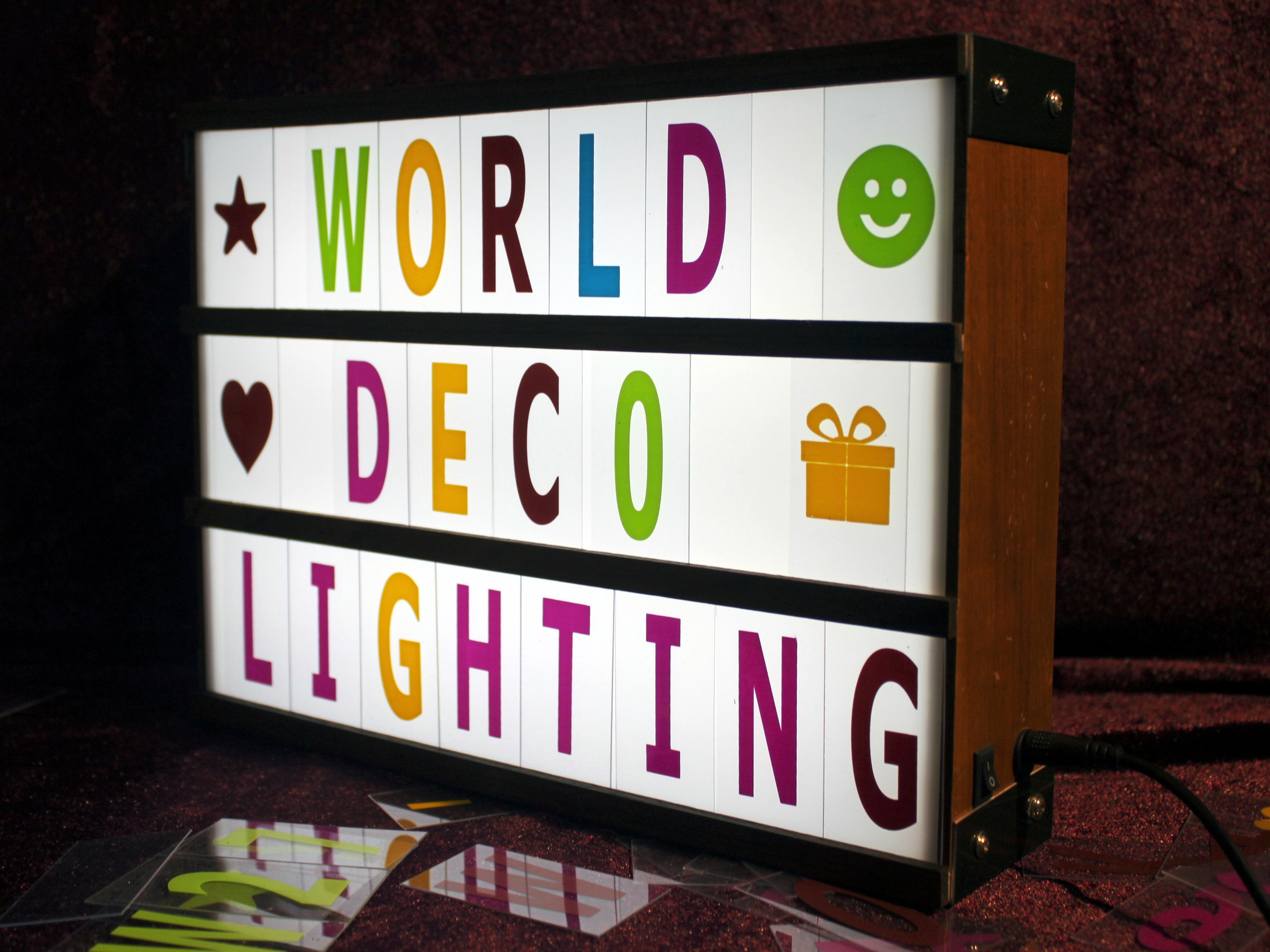 A3 Wooden Cinematic light box Cinematic light box